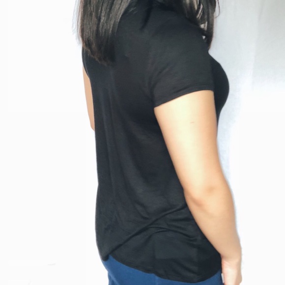 🔻SALE •LAST 1 (L)• Mandy Choker Tee in Black - Picture 5 of 6